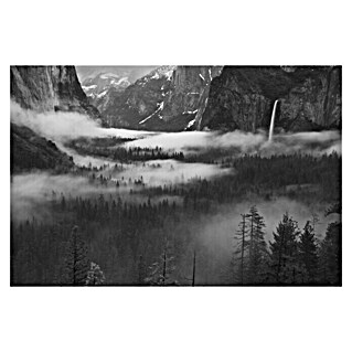 Papermoon Premium collection Fototapete Nebel Yosemite Valley (B x H: 300 x 223 cm, Vlies)