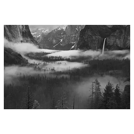Papermoon Premium collection Fototapete Nebel Yosemite Valley