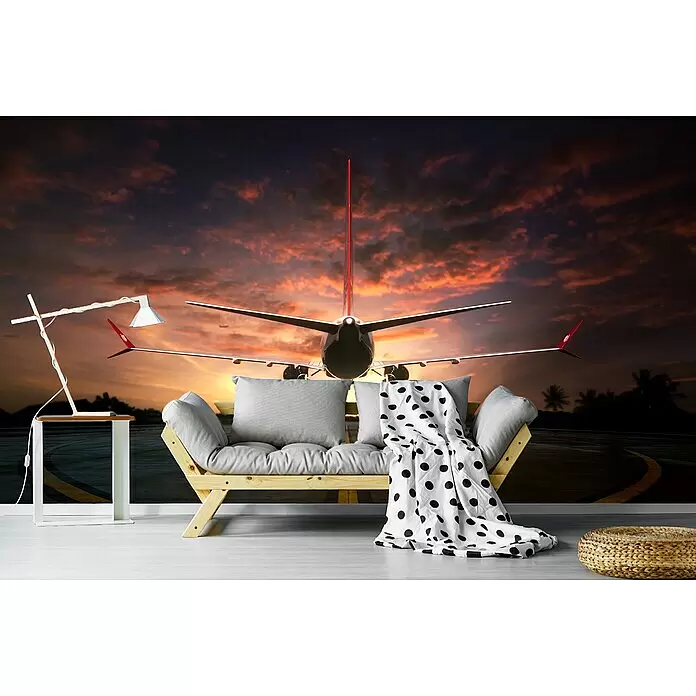 Papermoon Premium collection Fototapete Den Sunset jagen - B x H: 450 x 280 cm, Vlies - Stimmungsaufnahme