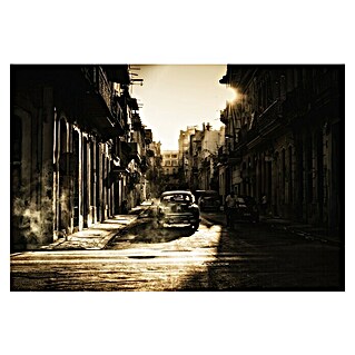 Papermoon Premium collection Fototapete Mystischer Morgen in Havanna (B x H: 300 x 223 cm, Vlies)