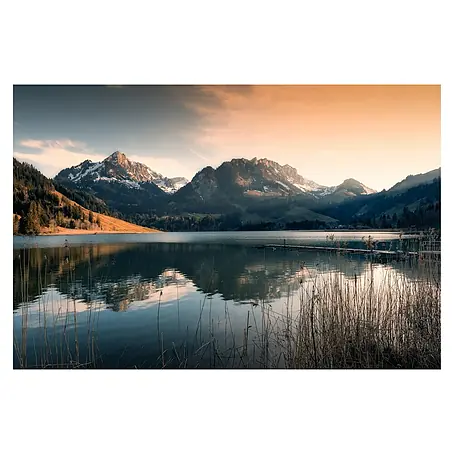 Papermoon Premium collection Fototapete Magische Stimmung Schwarzsee