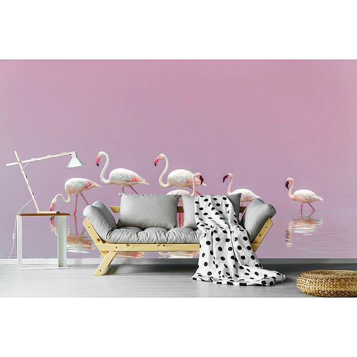Papermoon Premium collection Fototapete Flamingos UR7908