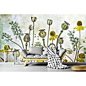 Papermoon Premium collection Fototapete Mohnblumen Helenium (B x H: 300 x 223 cm, Vlies) | BAUHAUS