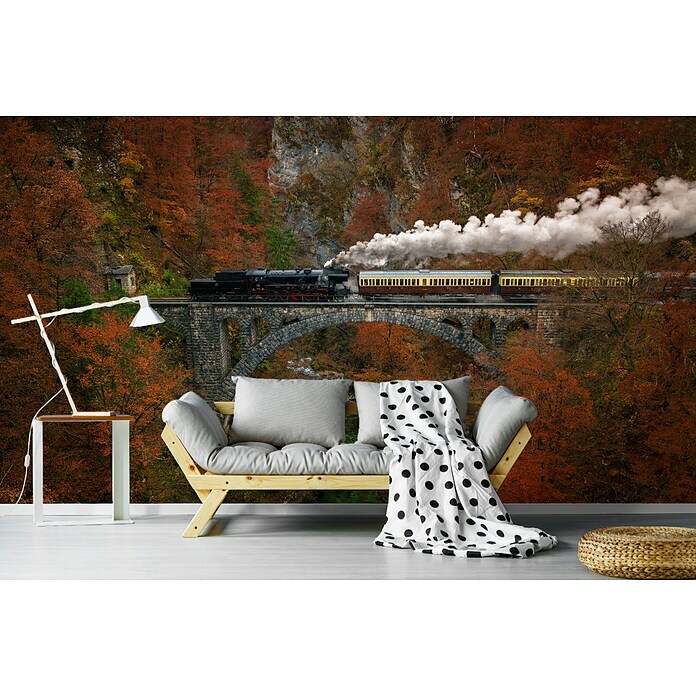 Papermoon Premium collection Fototapete Museumszug (B x H: 450 x 280 cm, Vlies) | BAUHAUS