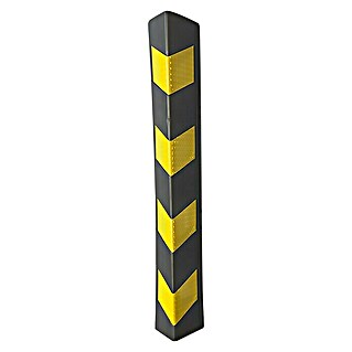 Banda de gomaespuma para esquinas (L x An: 80 x 10 cm, Amarillo/Negro)