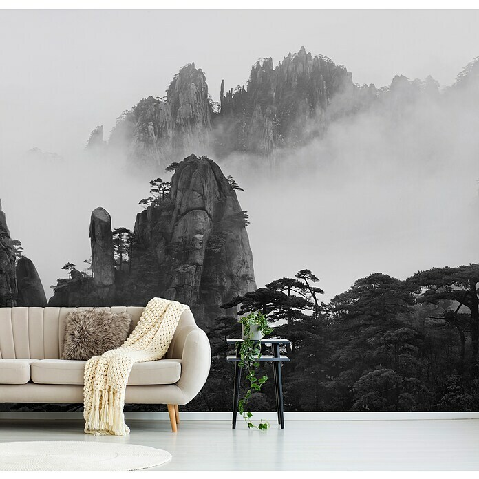 Papermoon Premium collection Fototapete Huangshan (B x H: 350 x 260 cm, Vlies) | BAUHAUS