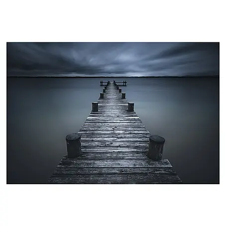 Papermoon Premium collection Fototapete Steg ins Meer