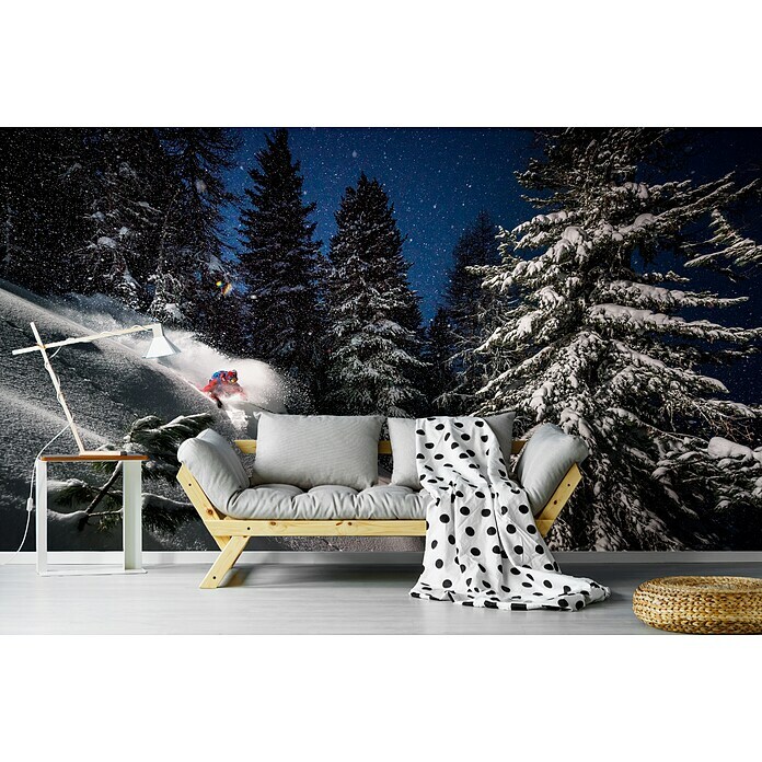 Papermoon Premium collection Fototapete Skipiste (B x H: 400 x 260 cm, Vlies) | BAUHAUS