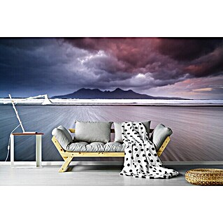 Papermoon Premium collection Fototapete Berge, Sand und Wolken (B x H: 200 x 149 cm, Vlies)