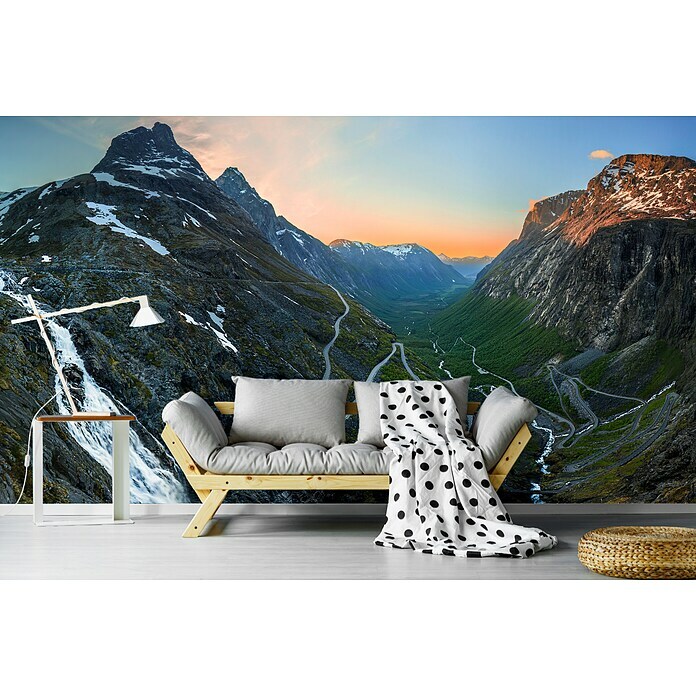 Papermoon Premium collection Fototapete Trollstigen (B x H: 300 x 223 cm, Vlies) | BAUHAUS