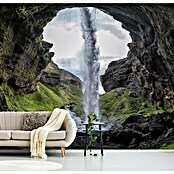 Papermoon Premium collection Fototapete Versteinerter Wasserfall (B x H: 500 x 280 cm, Vlies) | BAUHAUS