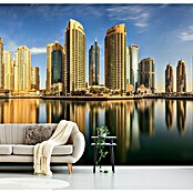 Papermoon Premium collection Fototapete Panorama Dubai Marina (B x H: 450 x 280 cm, Vlies) | BAUHAUS