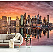 Papermoon Premium collection Fototapete New York Glühen I (B x H: 500 x 280 cm, Vlies) | BAUHAUS