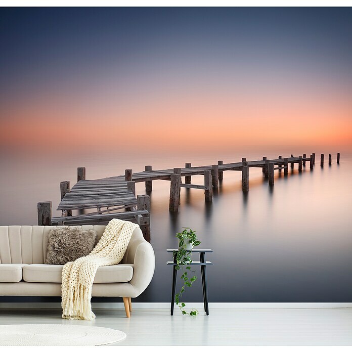 Papermoon Premium collection Fototapete Alter Pier II (B x H: 500 x 280 cm, Vlies) | BAUHAUS