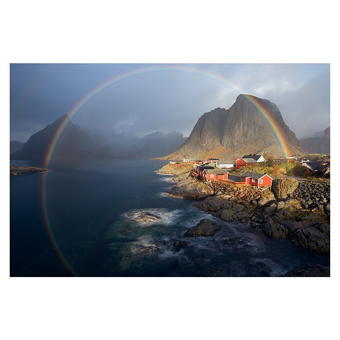 Papermoon Premium collection Fototapete Im Regenbogen (B x H: 350 x 260 cm, Vlies) | BAUHAUS