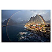 Papermoon Premium collection Fototapete Im Regenbogen (B x H: 350 x 260 cm, Vlies) | BAUHAUS