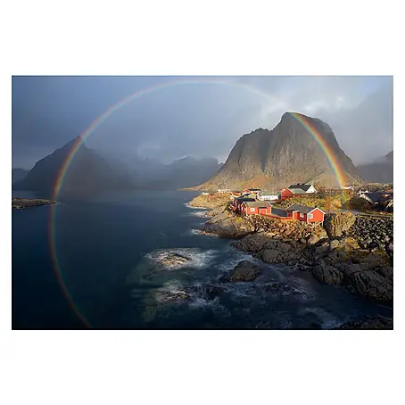 Papermoon Premium collection Fototapete Im Regenbogen