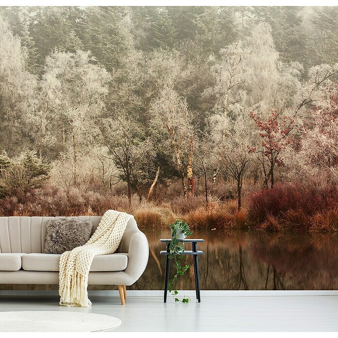Papermoon Premium collection Fototapete Gefroren (B x H: 300 x 223 cm, Vlies) | BAUHAUS