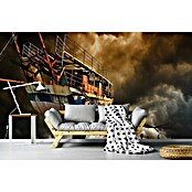 Papermoon Premium collection Fototapete Boot in den Wolken (B x H: 350 x 260 cm, Vlies) | BAUHAUS