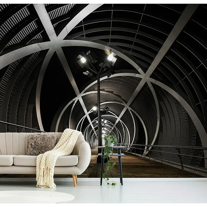 Papermoon Premium collection Fototapete Vortex Vitae - B x H: 250 x 186 cm, Vlies - Fototapete im Wohnzimmer mit einem beeindruckenden Tunnelmotiv. Die Tapete verleiht dem Raum Tiefe und einen modernen Touch.
