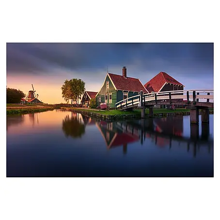 Papermoon Premium collection Fototapete Haus an der Zaan