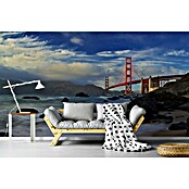 Papermoon Premium collection Fototapete Golden Gate Bridge (B x H: 500 x 280 cm, Vlies) | BAUHAUS