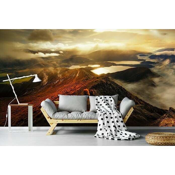 Papermoon Premium collection Fototapete Roy's Peak (B x H: 350 x 260 cm, Vlies) | BAUHAUS