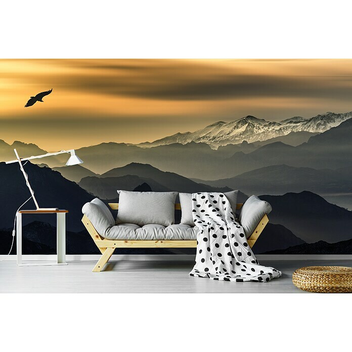 Papermoon Premium collection Fototapete Schichten (B x H: 350 x 260 cm, Vlies) | BAUHAUS