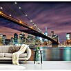 Papermoon Premium collection Fototapete Brooklyn Bridge Night (B x H: 500 x 280 cm, Vlies) | BAUHAUS