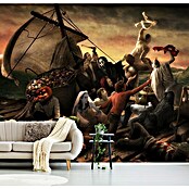 Papermoon Premium collection Fototapete Das Floß Halloween (B x H: 450 x 280 cm, Vlies) | BAUHAUS