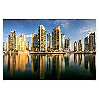 Papermoon Premium collection Fototapete Panorama Dubai Marina (B x H: 200 x 149 cm, Vlies)