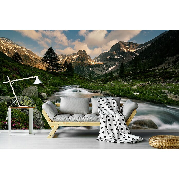 Papermoon Premium collection Fototapete Maritime Alpen Park (B x H: 200 x 149 cm, Vlies) | BAUHAUS