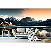 Papermoon Premium collection Fototapete Magische Stimmung Schwarzsee (B x H: 500 x 280 cm, Vlies) | BAUHAUS