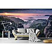 Papermoon Premium collection Fototapete Sonnenaufgang Felsen III (B x H: 450 x 280 cm, Vlies) | BAUHAUS