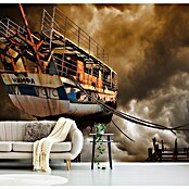 Papermoon Premium collection Fototapete Boot in den Wolken (B x H: 350 x 260 cm, Vlies) | BAUHAUS