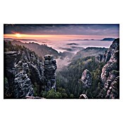 Papermoon Premium collection Fototapete Sonnenaufgang Felsen III (B x H: 450 x 280 cm, Vlies) | BAUHAUS