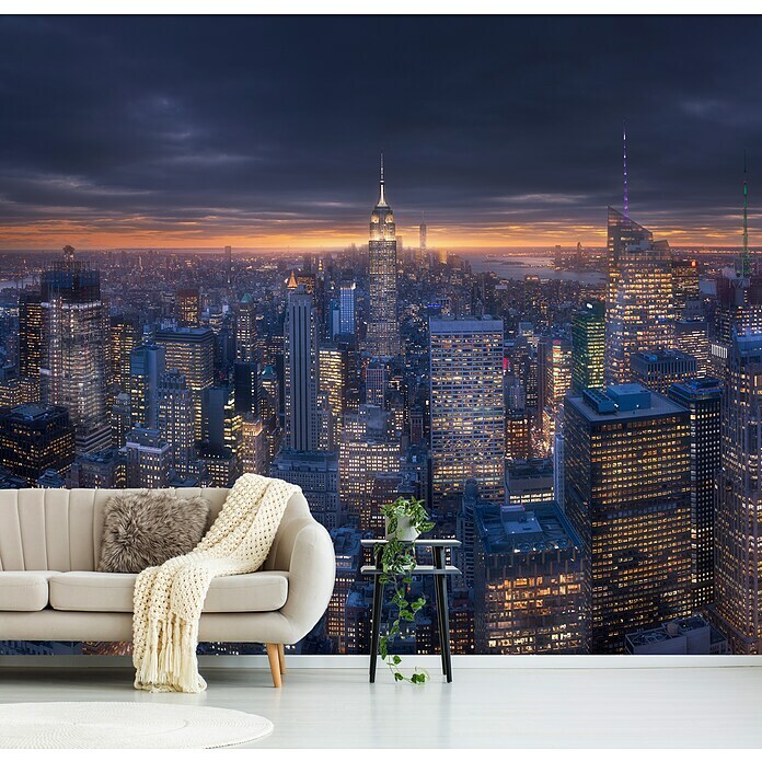 Papermoon Premium collection Fototapete Skyscraperview II (B x H: 250 x 186 cm, Vlies) | BAUHAUS