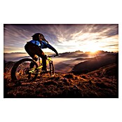 Papermoon Premium collection Fototapete Sunset Trail Ride (B x H: 300 x 223 cm, Vlies) | BAUHAUS