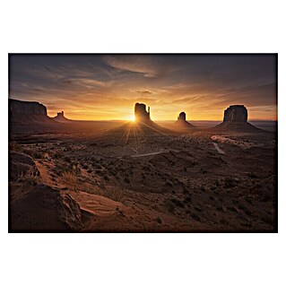 Papermoon Premium collection Fototapete Denkmal Sonnenaufgang (B x H: 200 x 149 cm, Vlies)