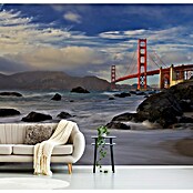Papermoon Premium collection Fototapete Golden Gate Bridge (B x H: 500 x 280 cm, Vlies) | BAUHAUS