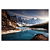 Papermoon Premium collection Fototapete Berge- und Seenlandschaft (B x H: 450 x 280 cm, Vlies) | BAUHAUS