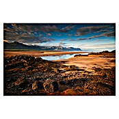 Papermoon Premium collection Fototapete Karge Seenlandschaft (B x H: 400 x 260 cm, Vlies) | BAUHAUS