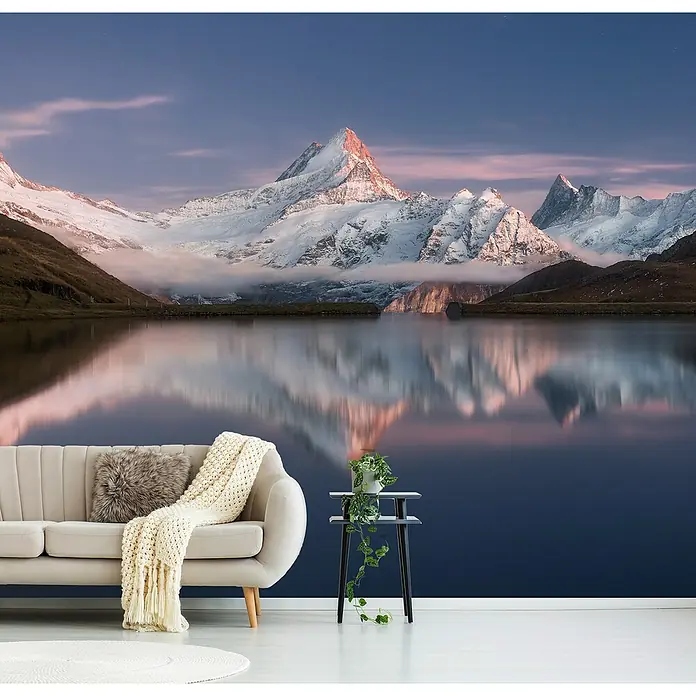 Papermoon Premium collection Fototapete See Bahalpsee - B x H: 200 x 149 cm, Vlies - Wandbild mit einem atemberaubenden Bergsee, der Ruhe und Eleganz in jeden Raum bringt. Perfekt für eine entspannende Atmosphäre.