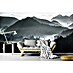 Papermoon Premium collection Fototapete Nebliges Meer von Wolken 
