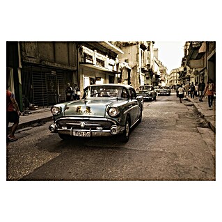 Papermoon Premium collection Fototapete Alte Havanna-Straße (B x H: 500 x 280 cm, Vlies)