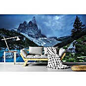 Papermoon Premium collection Fototapete Blaue Stunde des Lago di Sorapis Ventien (B x H: 300 x 223 cm, Vlies) | BAUHAUS