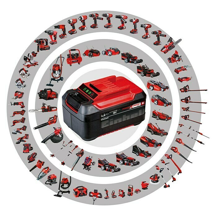 Einhell Power X-Change Akku-Fugenreiniger GE-CC 18 Li-Solo18 V, Ohne Akku Front View