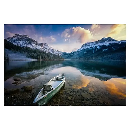 Papermoon Premium collection Fototapete Erster Frost am See