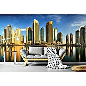 Papermoon Premium collection Fototapete Panorama Dubai Marina (B x H: 400 x 260 cm, Vlies) | BAUHAUS