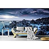 Papermoon Premium collection Fototapete Neblige Bergspitzen (B x H: 250 x 186 cm, Vlies) | BAUHAUS